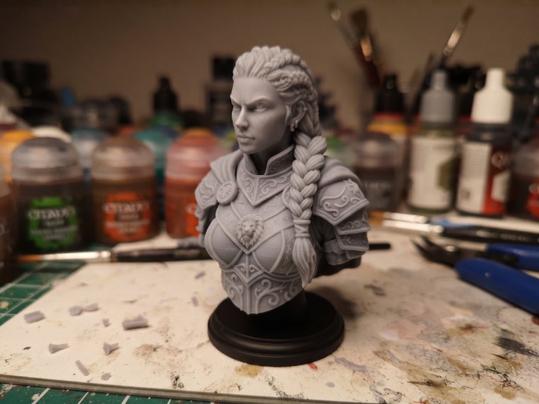The reseller's copy of your bust listed on Etsy